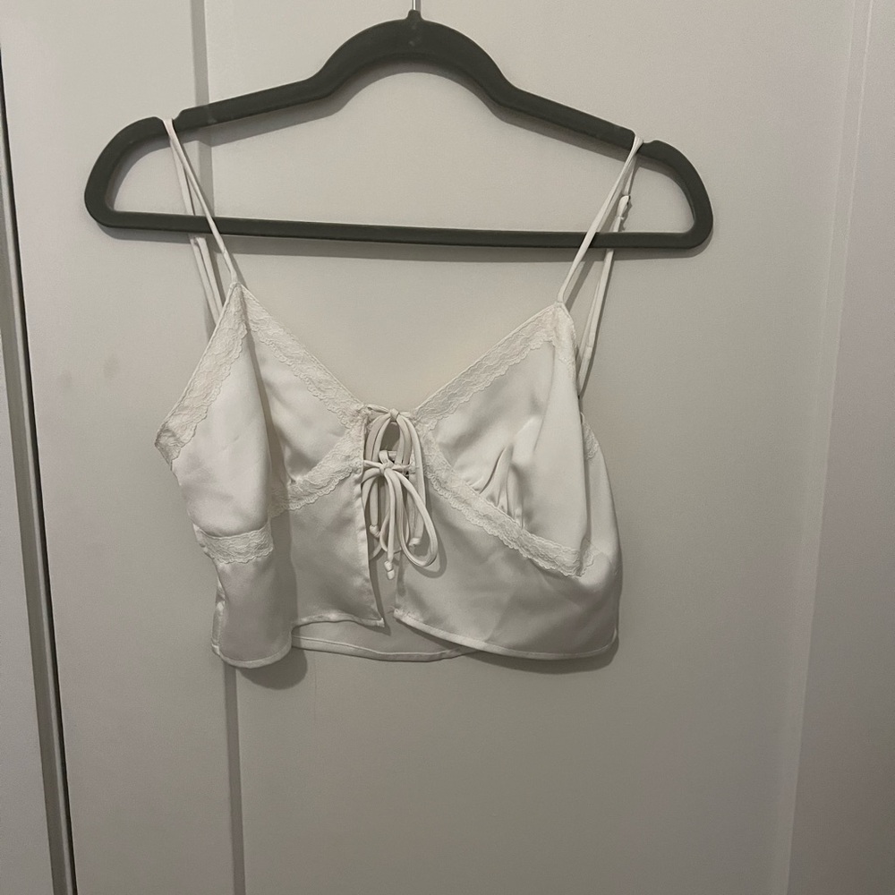 Cotton Candy LA Tie Front Top